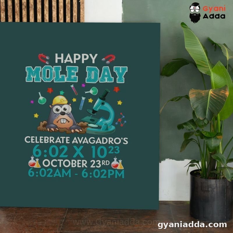 Happy Mole Day poster