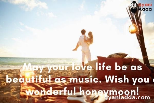 Honeymoon mesage