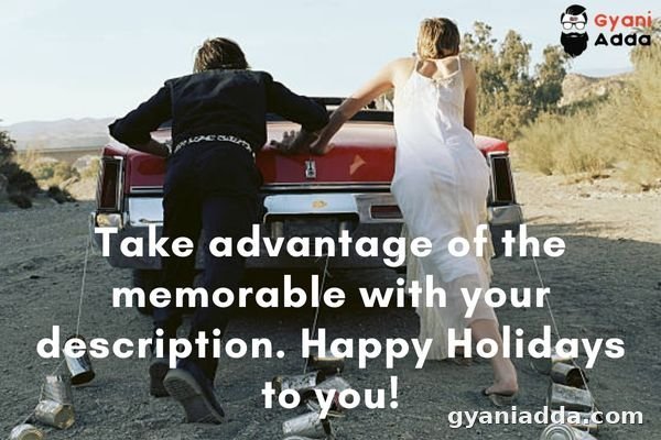 Happy Honeymoon mesage