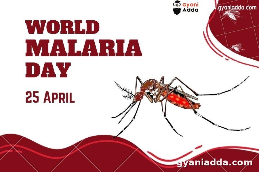 Happy world malaria day poster