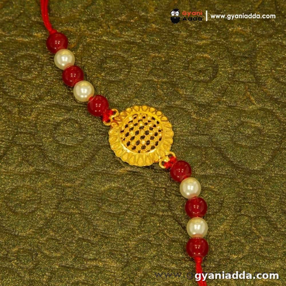 Gold rakhi