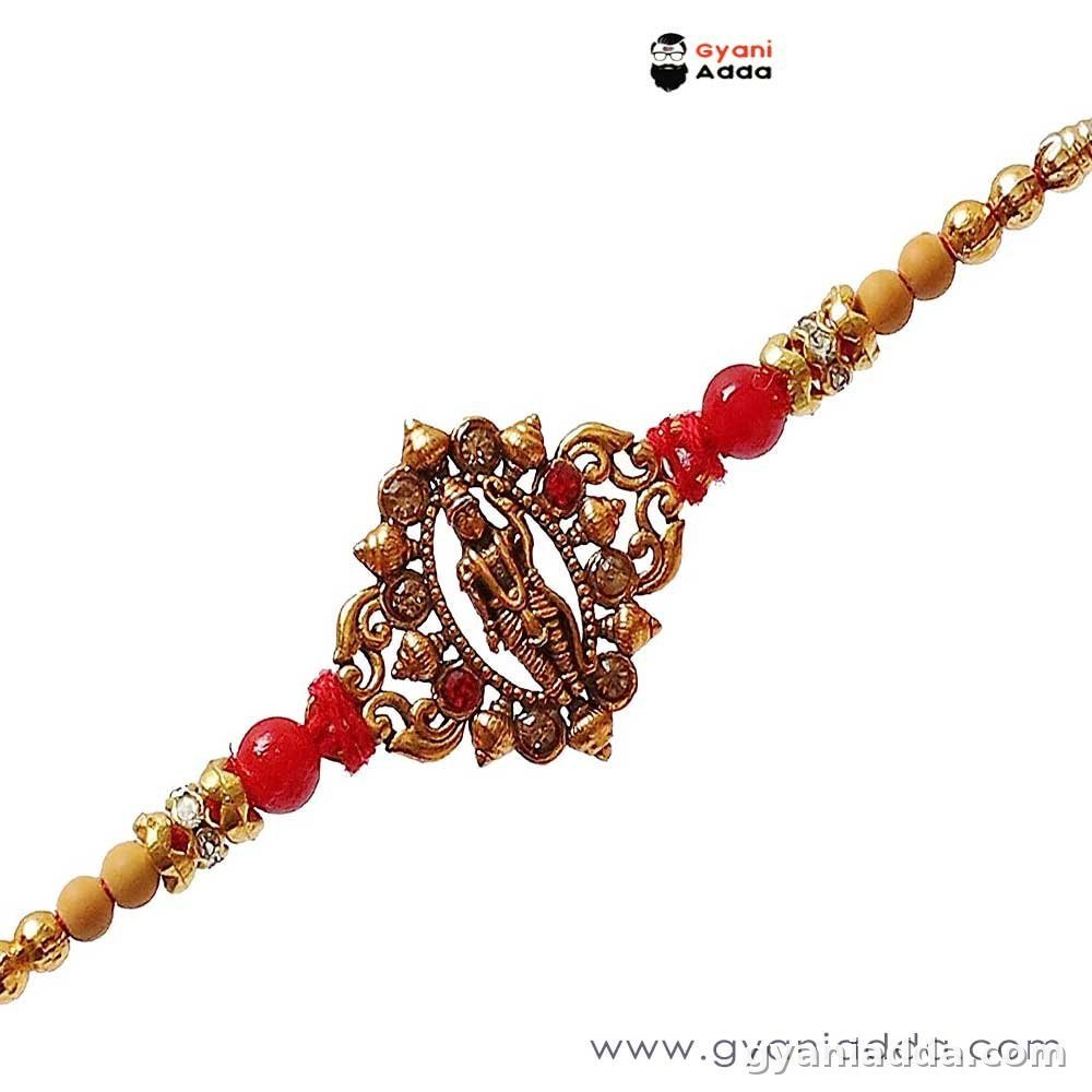 Rakhi with God's picture