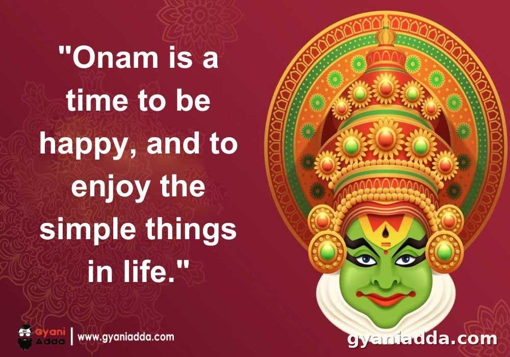 Onam wishes in English 