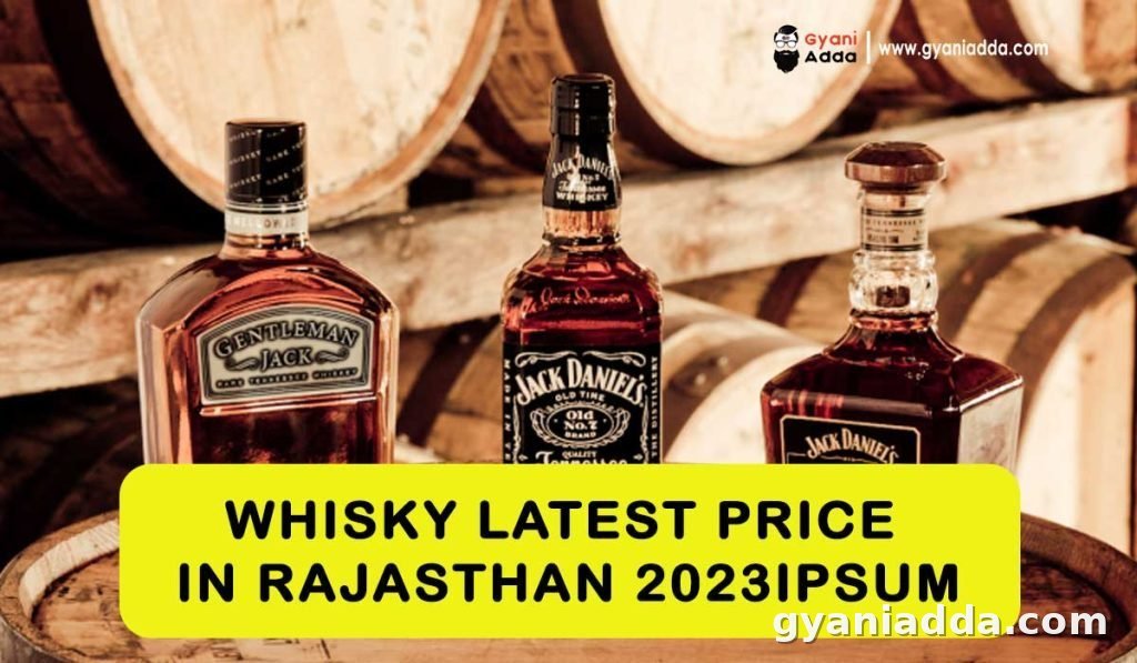 Rajasthan Liquor Price List