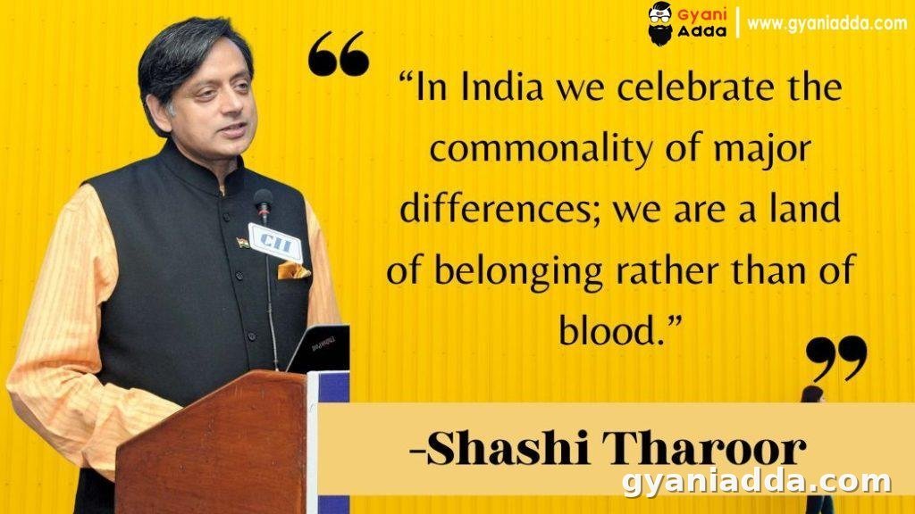 Shashi Tharoor message