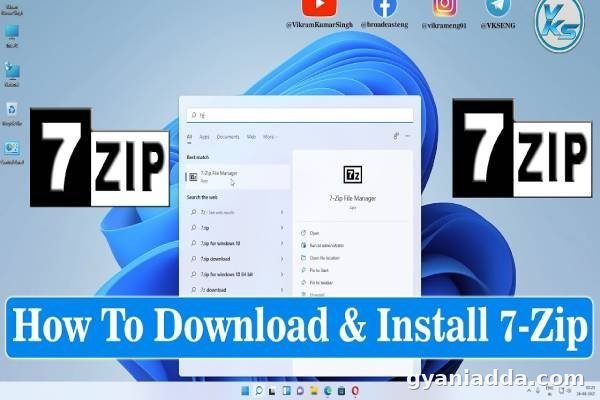 7-Zip App Install on Your PC