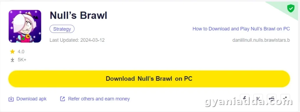 Features of Nulls Brawl for PC