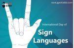 International Day Of Sign Languages 2025: Theme, History