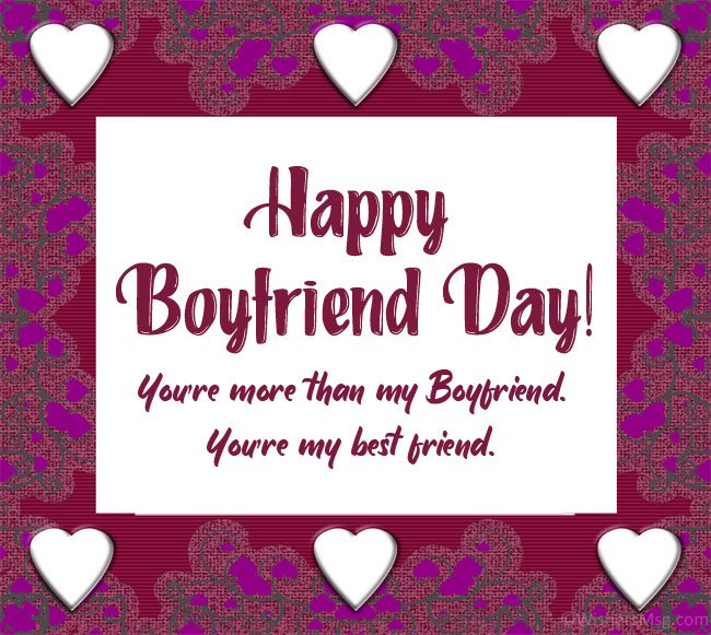 National Boyfriend Day card