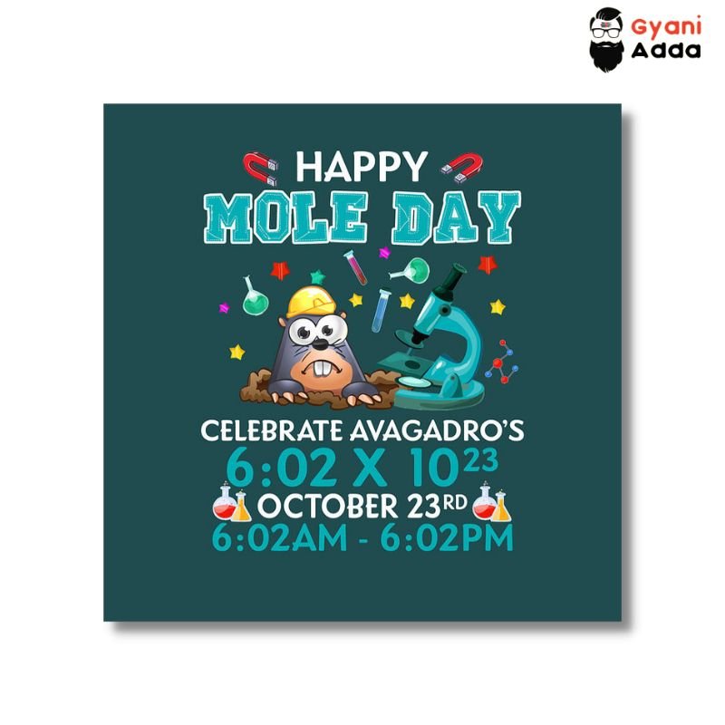 Happy Mole Day message