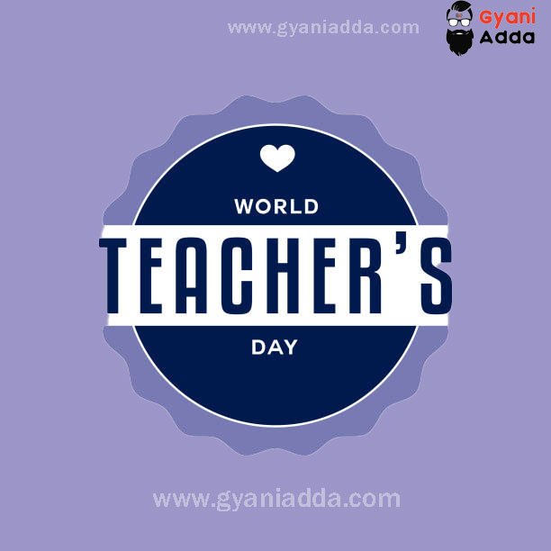 Happy World Teacher's Day poster