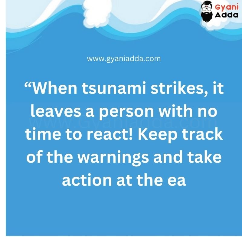 world tsunami awareness day Quotes 