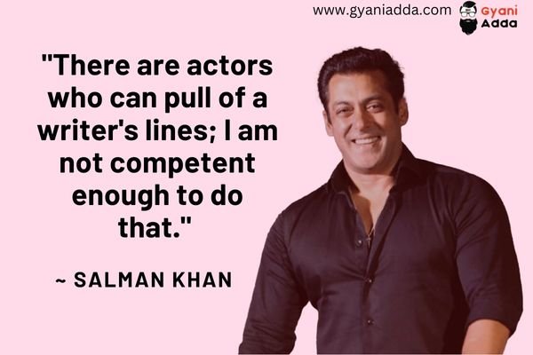 Life Changing Quotes by King of Khan Salman Khan image