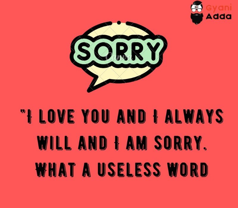 Sorry Quotes To Express Your Apologies