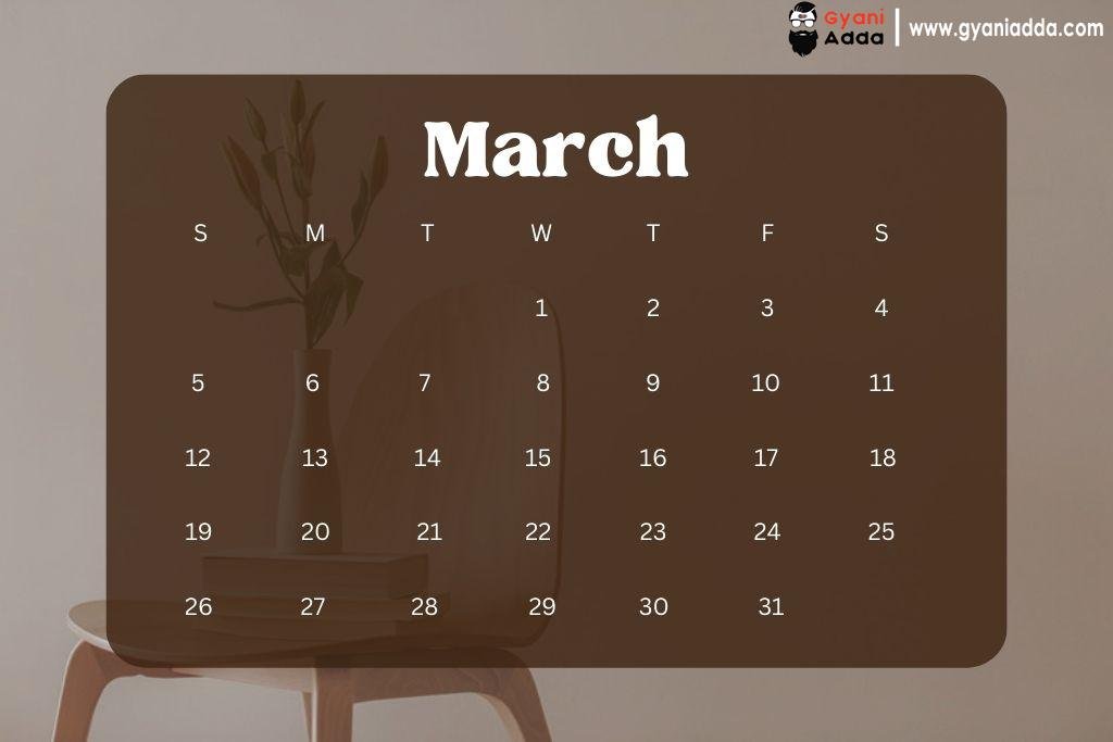 Important Days In March 2024 Theme Date And Image