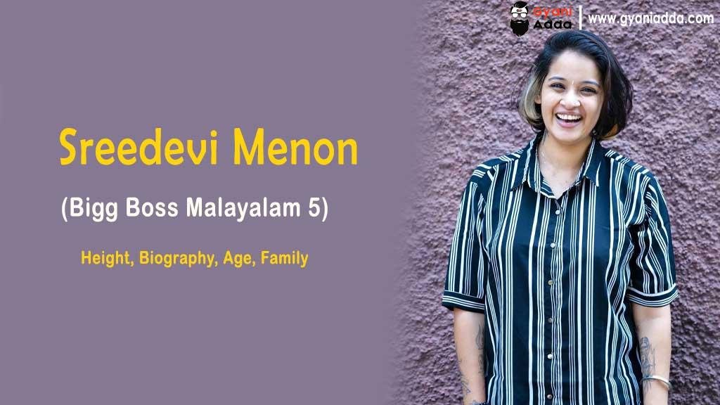 Sreedevi Menon (Bigg Boss Malayalam 5),