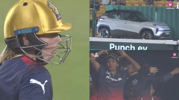 ELLYSE PERRY HAS BROKE THE GLASS OF THE CAR