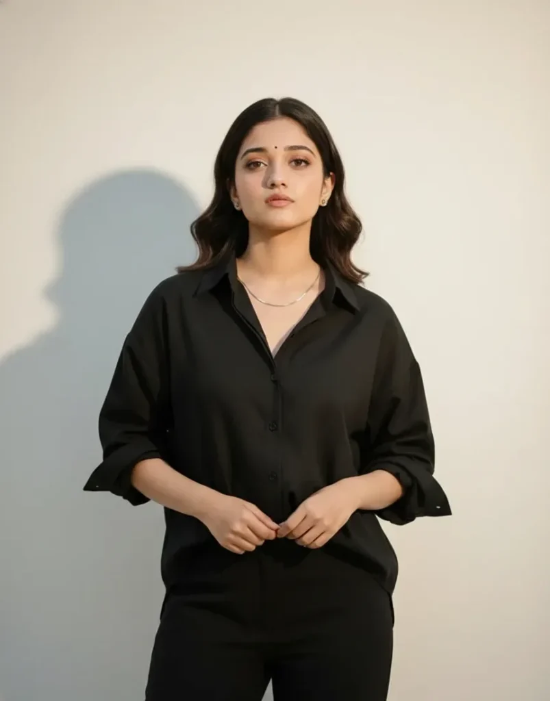 Casual Shirt Outfits For Girls Prompt