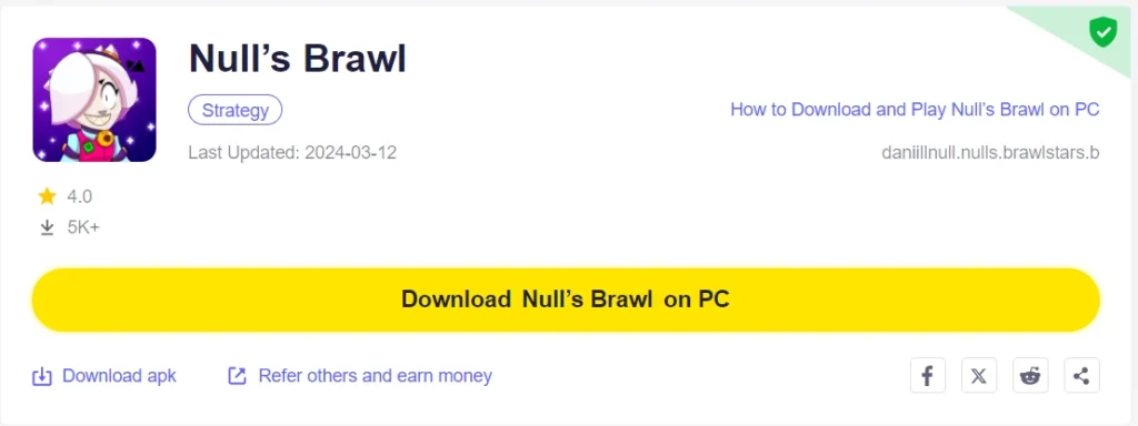 Nulls Brawl for PC – Best Way to Play Brawl Stars 3 Features of Nulls Brawl for PC